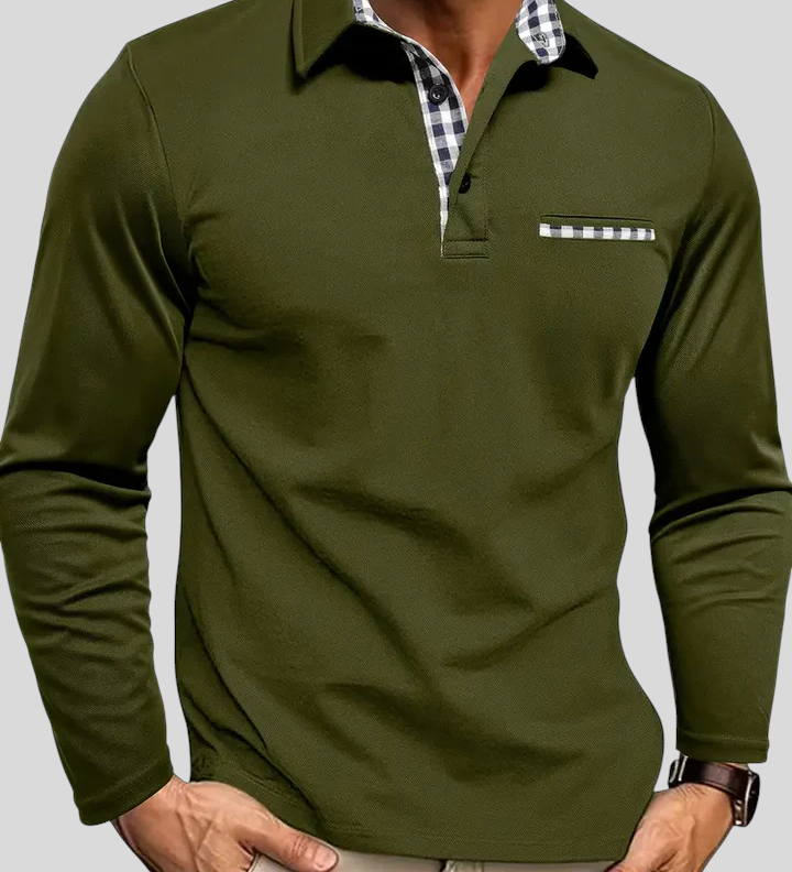 Van Laar – Polo Camiseta Con Mangas Largas