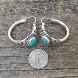 Pendientes vintage turquesa