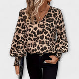 Jadranka - Blusa Leopardata Estilizada