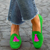 Mocasines con flecos Mandy