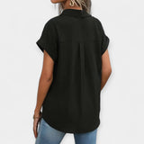 Blanka – Camisa larga de estilo recto y clásico