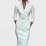 Hanna – Vestido con cuello alto
