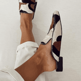 Britney | Mocasines con motivo abstracto