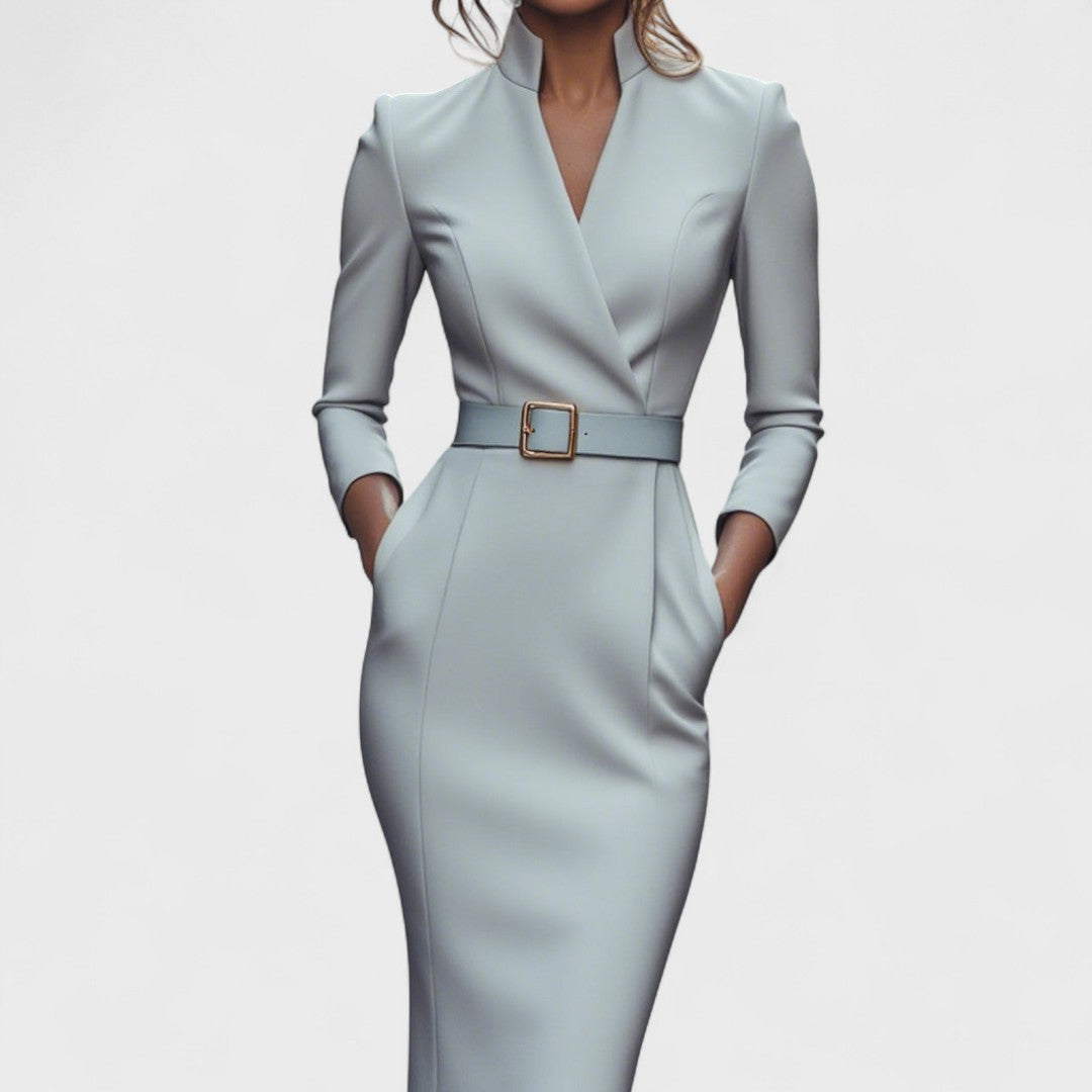 Hanna – Vestido con cuello alto