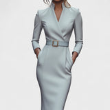Hanna – Vestido con cuello alto