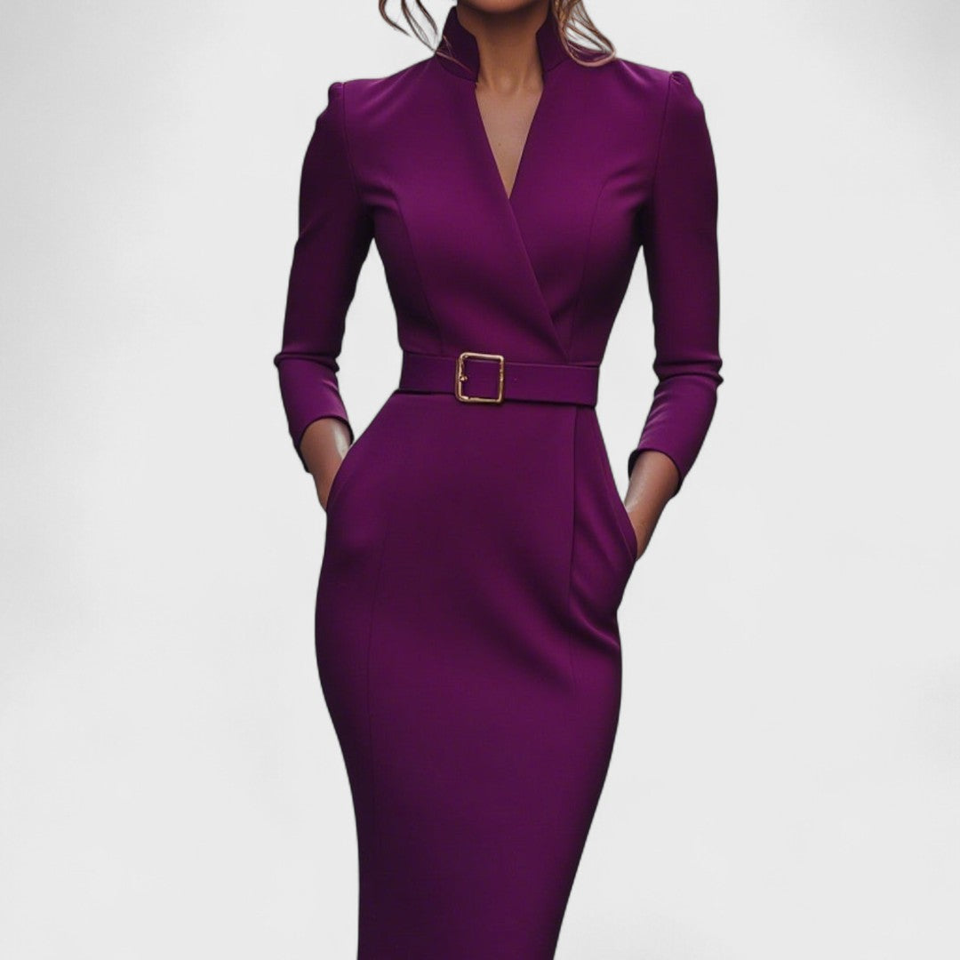 Hanna – Vestido con cuello alto