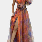 Teodora Vestido Maxi Asimétrico