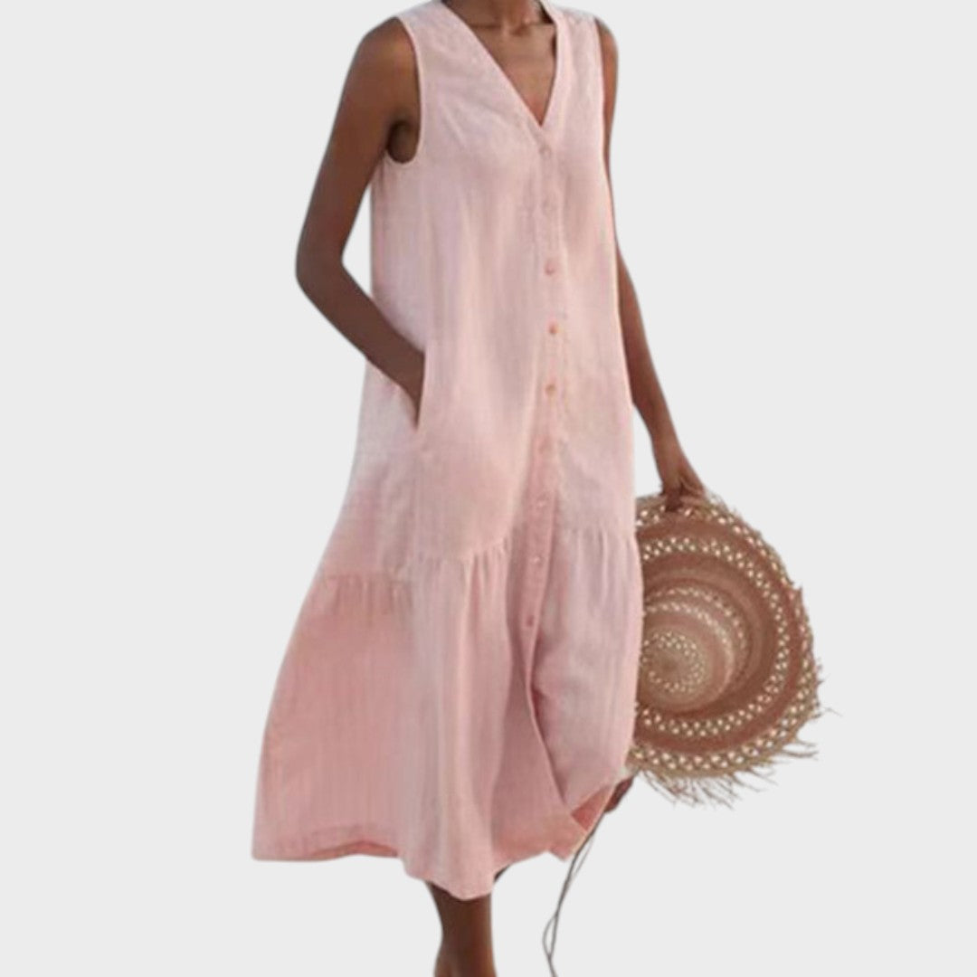 Vita - Vestido Elegante y Flattering con Escote en V