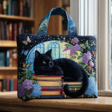 Bolsas Hechas a Mano - Gato Negro sobre Libros