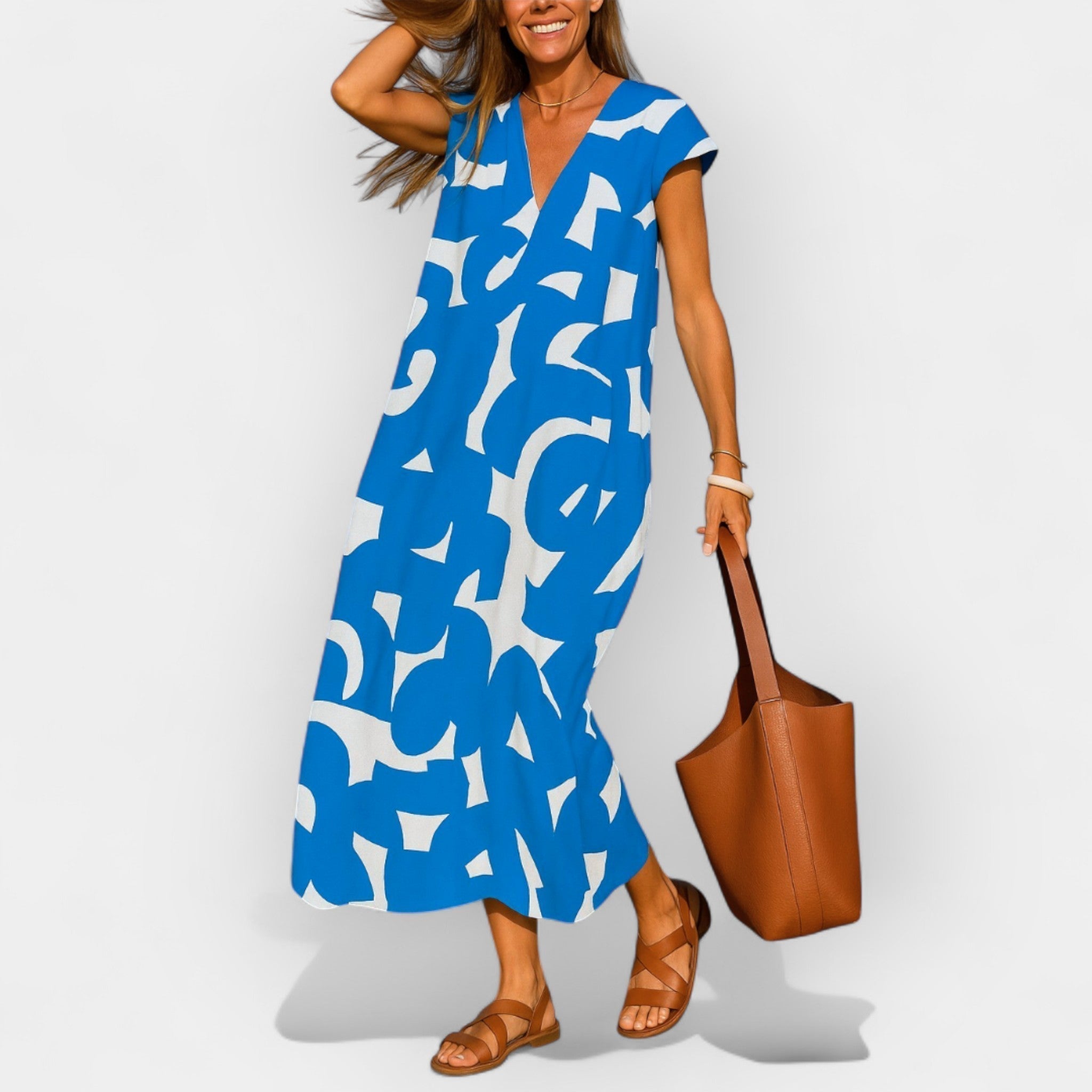 Hela – Vestido elegante y ligero con escote en V