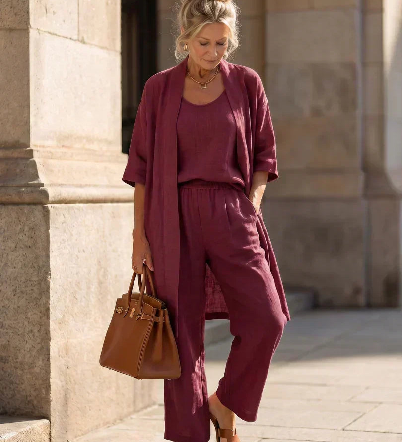 Lorrin™ Conjunto Elegante de 3 Piezas