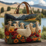 Bolsas Hechas a Mano - Ovejas Cerca del Lago