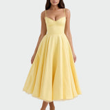 Vestido Midi Amarillo