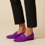 Gemma | Mocasines atemporales de ante con detalle clásico