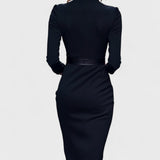 Hanna – Vestido con cuello alto
