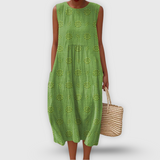 Amalina™ - Elegante Vestido de Algodón