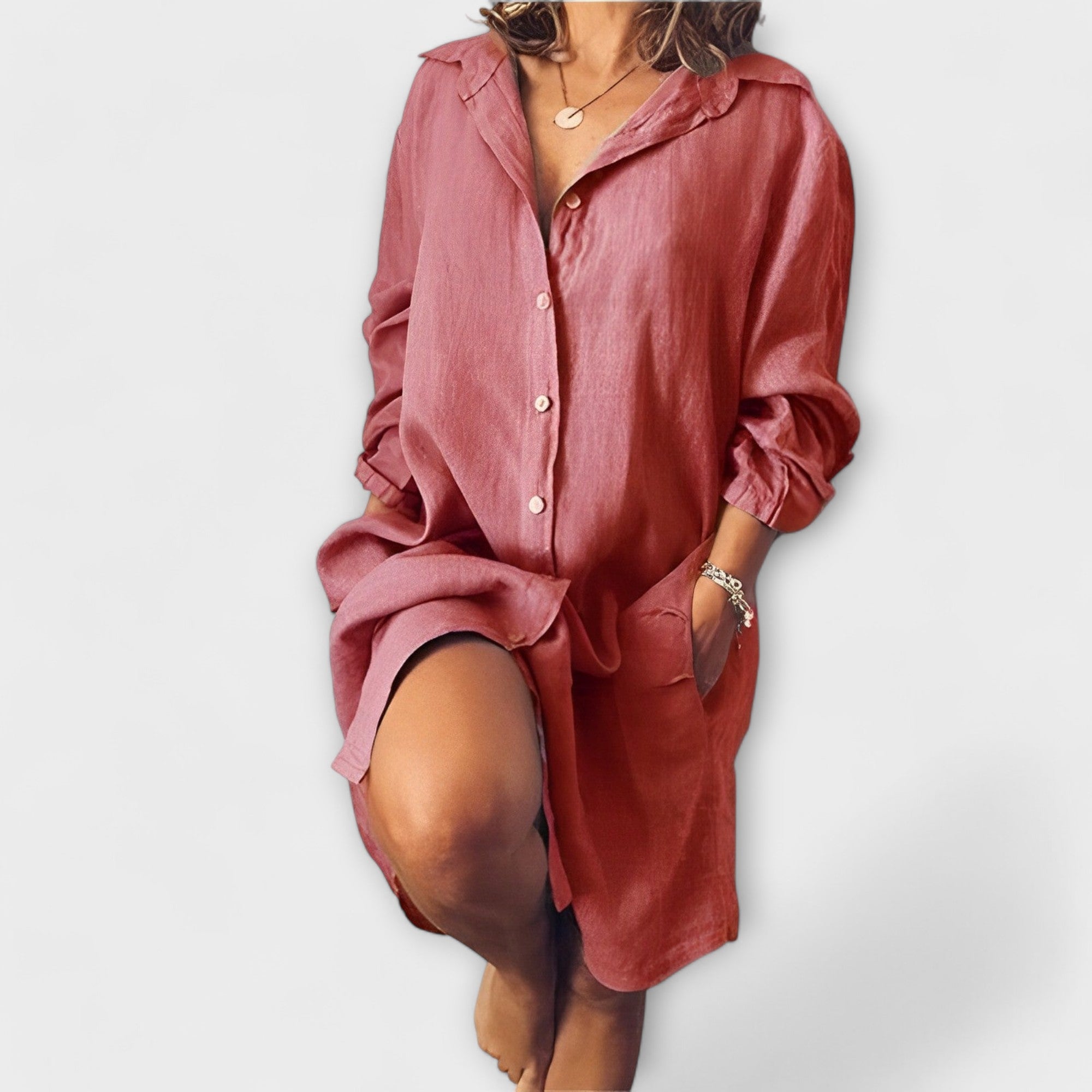 Gracija - Blusa casual de tela