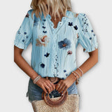 Hermina - Blusa con escote en V