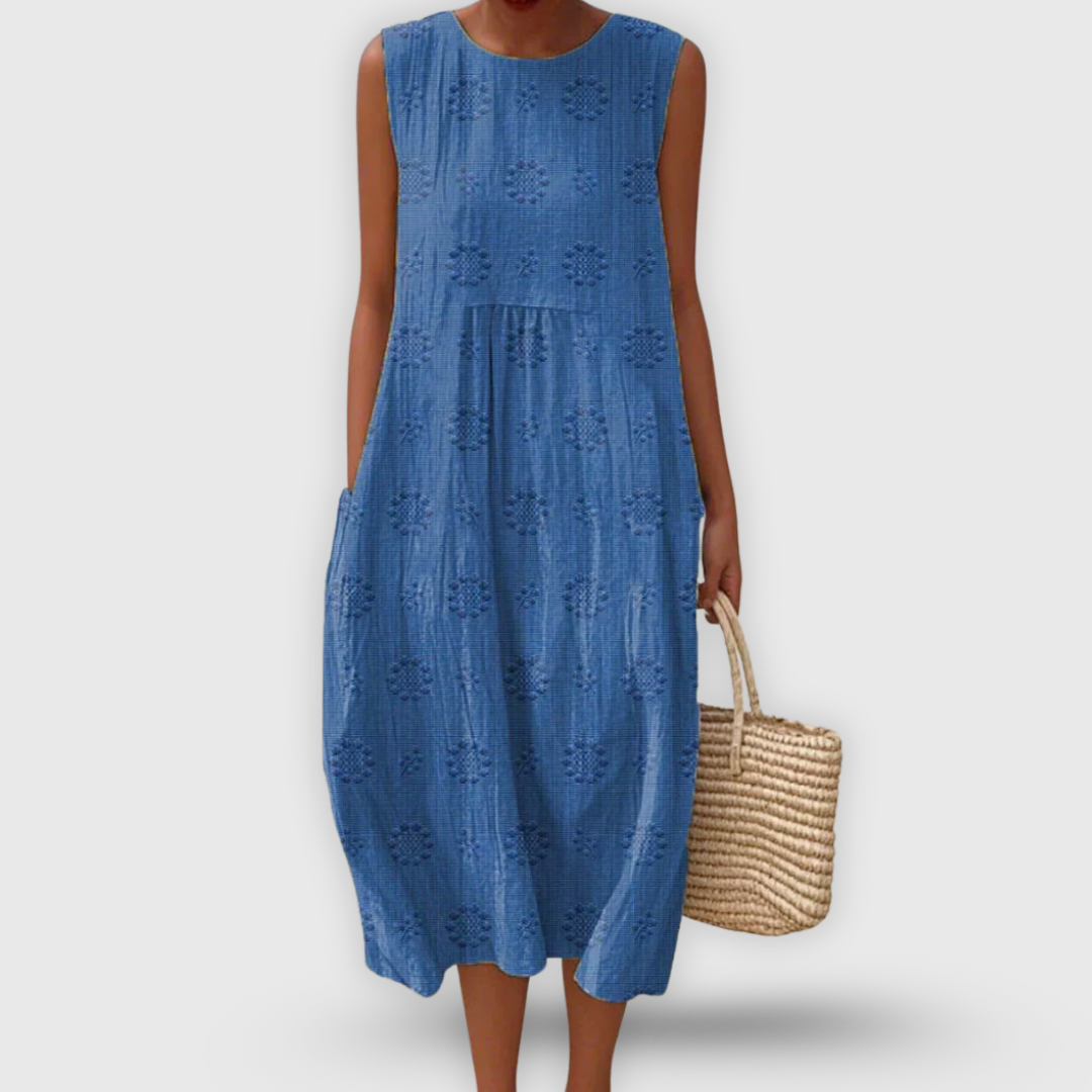 Amalina™ - Elegante Vestido de Algodón