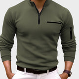 Gusteous | Camiseta de manga larga con cremallera