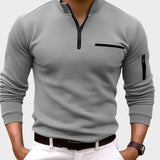 Gusteous | Camiseta de manga larga con cremallera