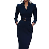 Hanna – Vestido con cuello alto