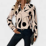 Lívia – Blusa Moderna Tiskana