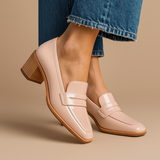 Elaine | Mocasines elegantes y brillantes