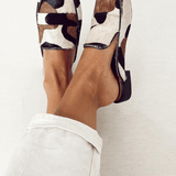Britney | Mocasines con motivo abstracto