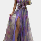 Teodora Vestido Maxi Asimétrico