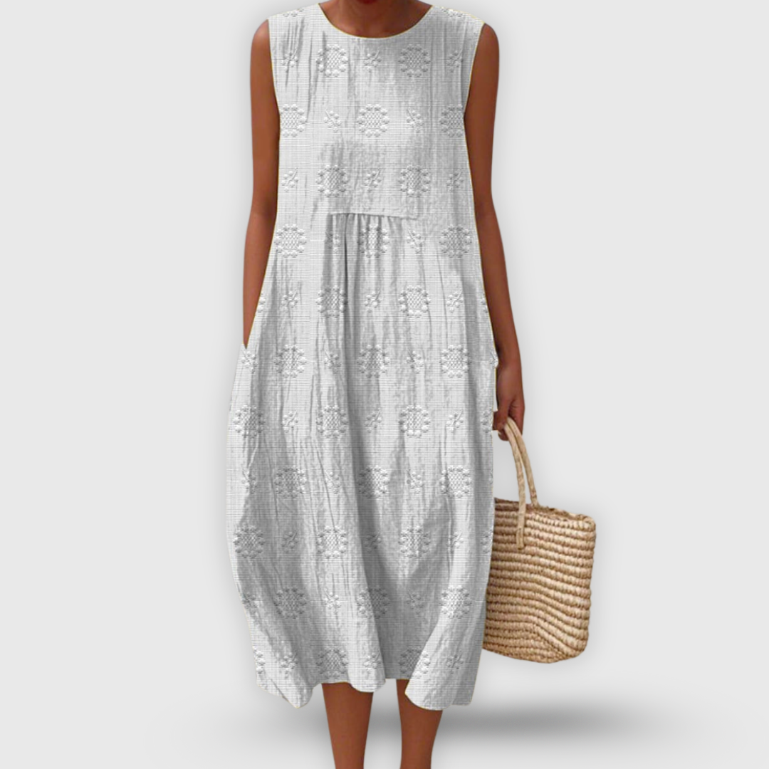 Amalina™ - Elegante Vestido de Algodón