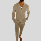 Zeus - Camisa de lino completa de verano para hombre