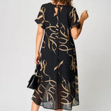 Pauline - Vestido elegante con motivo