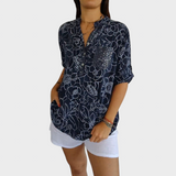Bernarda - Blusa con motivo moderno