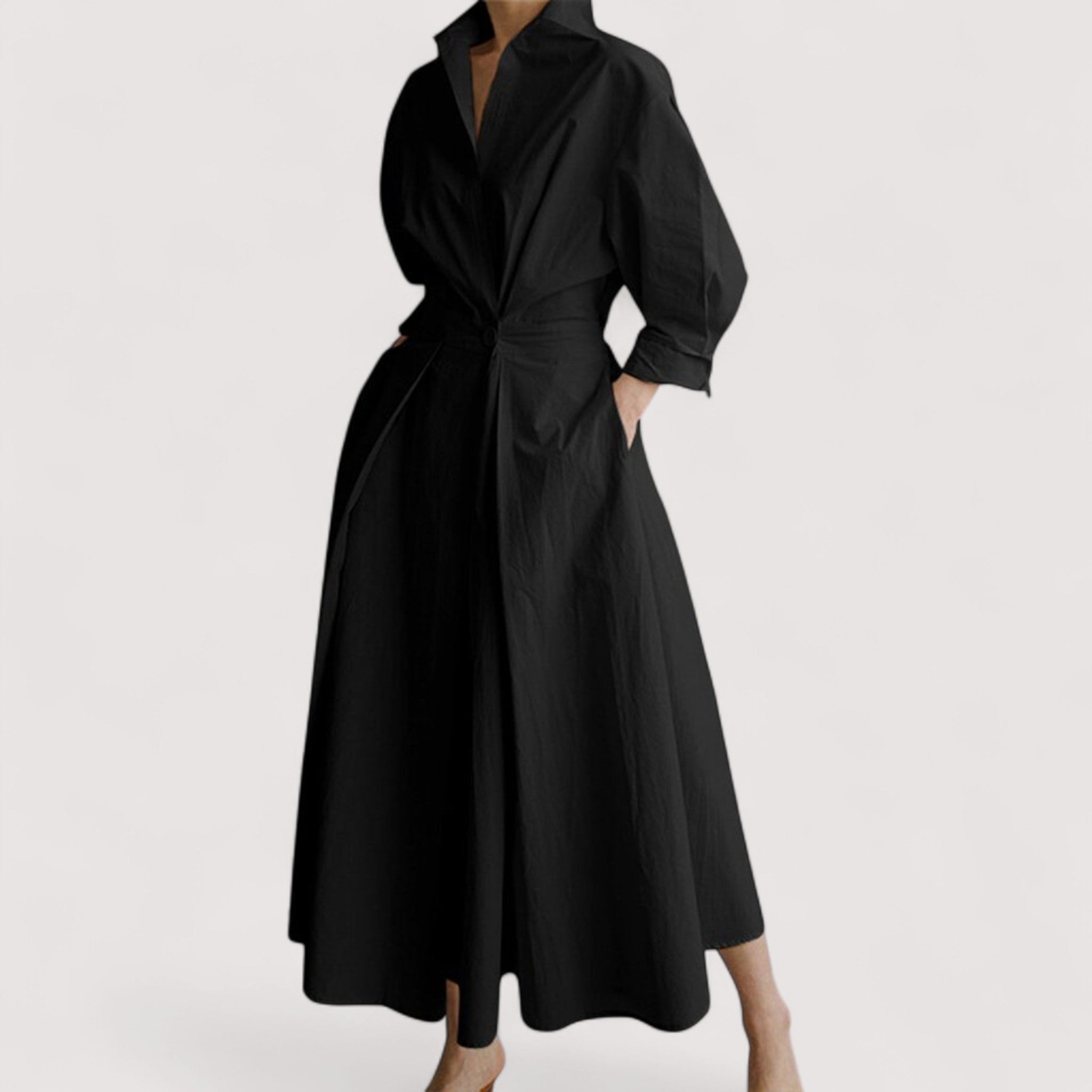 Marica - Vestido largo elegante, estilo y comodidad
