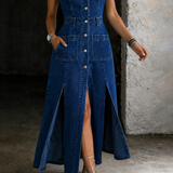Camille | Vestido con Frente Abierto