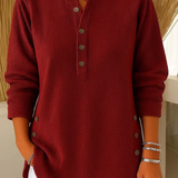 Nieves | Túnica Henley con botones