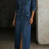 Leila | Denim Clásico y Confortable