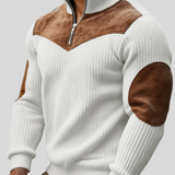Kortez – Suéter Tricot Casual con Media Cremallera