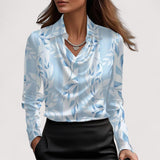 Charlotte – Elegante Blusa de Seda con Escote en V