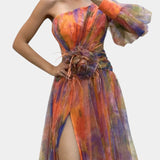 Teodora Vestido Maxi Asimétrico
