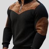 Kortez – Suéter Tricot Casual con Media Cremallera
