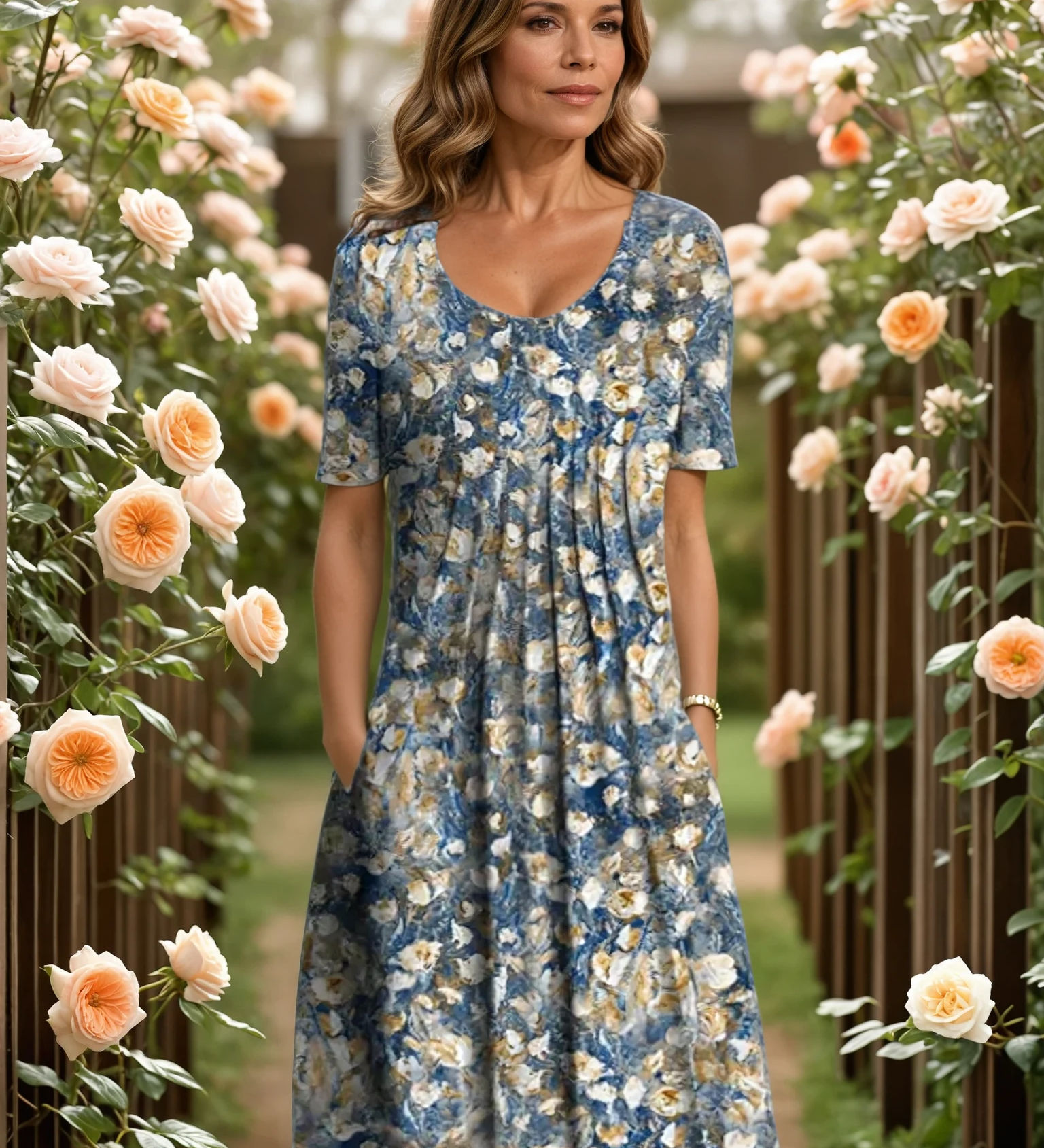 Marianne – Vestido floral elegante