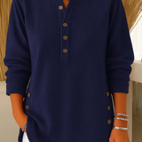 Nieves | Túnica Henley con botones