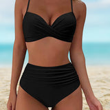 Douglas | Bikini elegante de cintura alta
