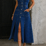 Camille | Vestido con Frente Abierto