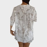 Bernarda - Blusa con motivo moderno