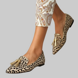 Erika | Mocasines de mujer con estampado de leopardo