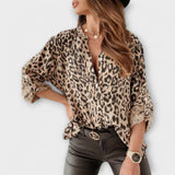 Biserka - Blusa Leopardo Moderna