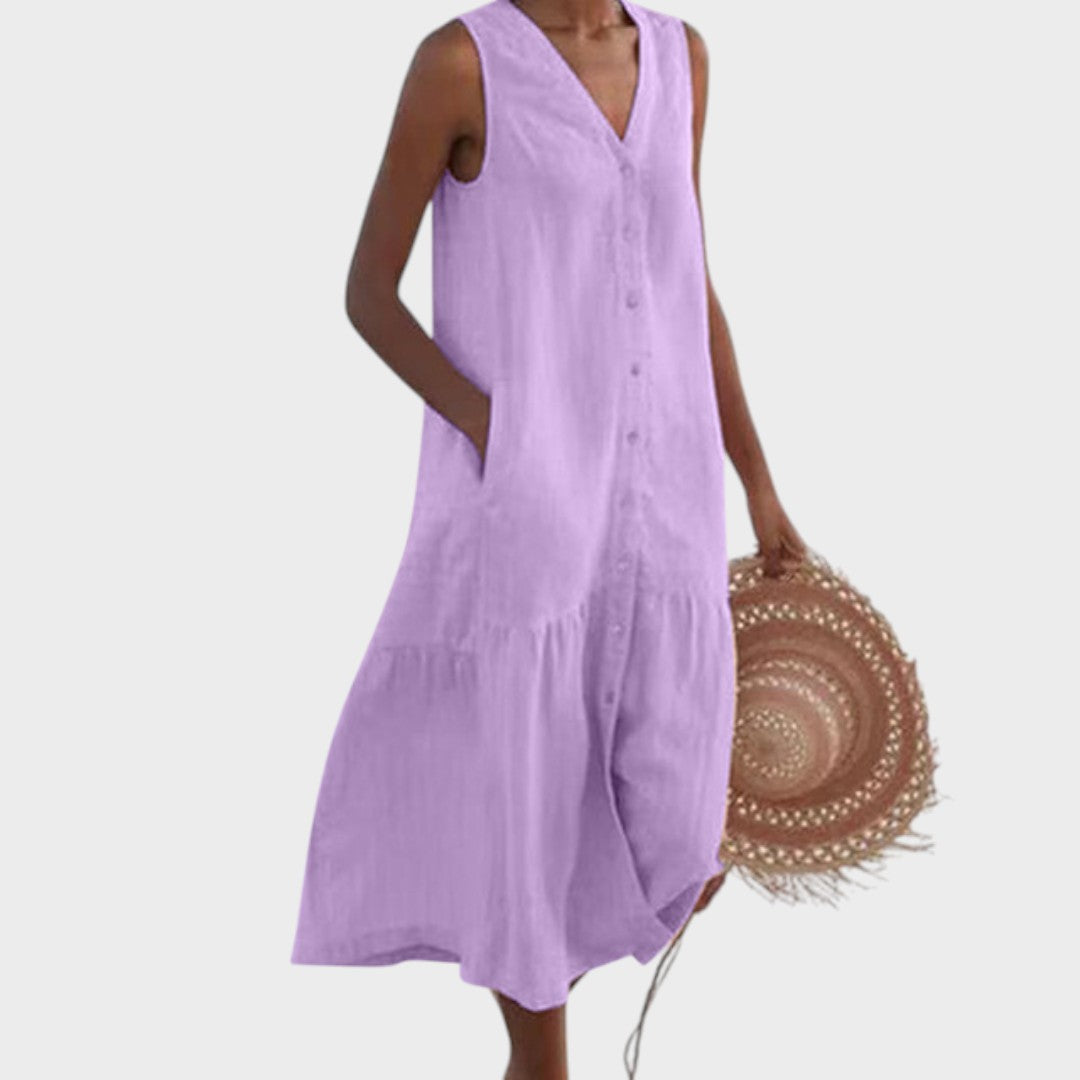 Vita - Vestido Elegante y Flattering con Escote en V